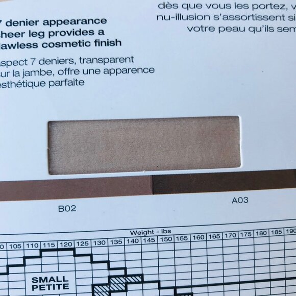 Donna Karan Hosiery,  A01, 0A069, Toeless Control Top Size : S - Picture 5 of 5